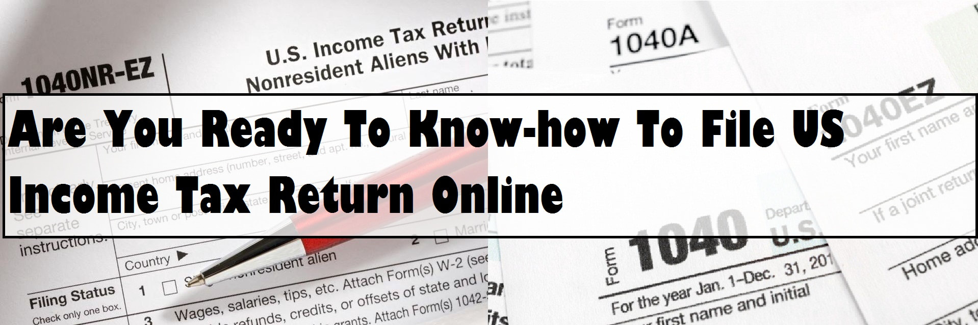 How To File Us Income Tax Return Online